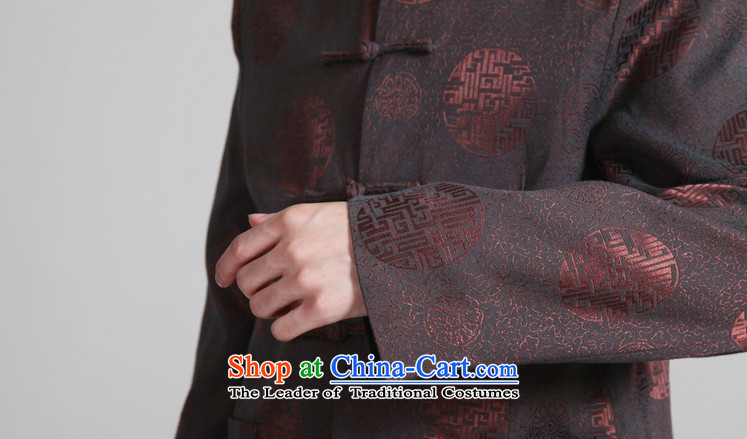 It New Fall/Winter Collections of men Tang dynasty mock national workwear casual clothing long-sleeved jacket cardigan - 2 BOURDEAUX XXL picture, prices, brand platters! The elections are supplied in the national character of distribution, so action, buy now enjoy more preferential! As soon as possible.