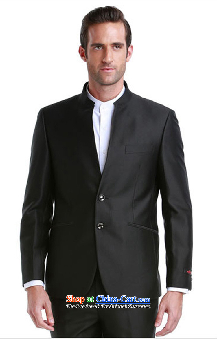 The new style of the popular men suits Chinese tunic 1 clip black collar suit not cockle a deduction of the forklift truck 170/88A. dark picture, prices, brand platters! The elections are supplied in the national character of distribution, so action, buy now enjoy more preferential! As soon as possible.