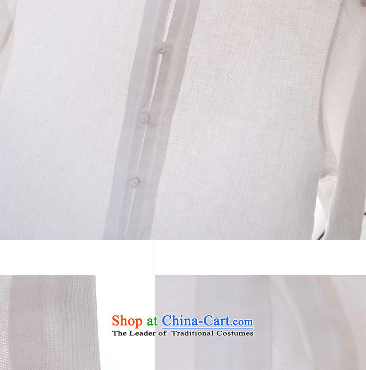The Qin dynasty designer original large/Men China wind up charge-back collar linen casual shirt, white S fine image 508, prices, brand platters! The elections are supplied in the national character of distribution, so action, buy now enjoy more preferential! As soon as possible.