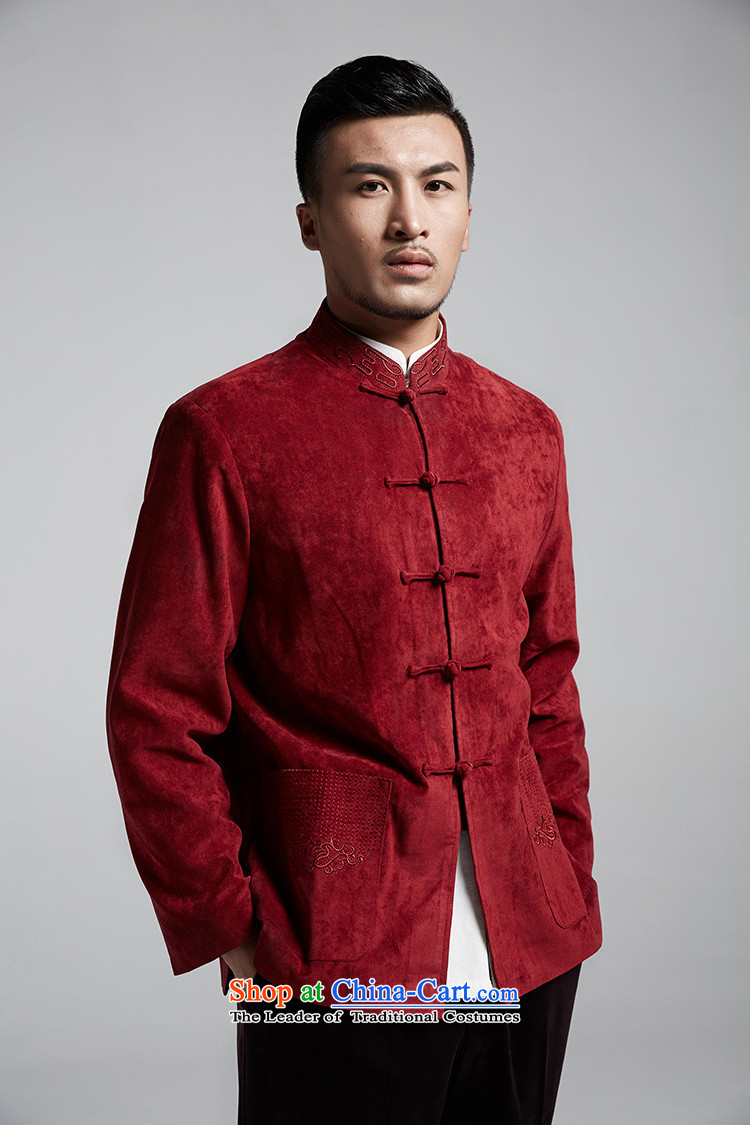 Q Shinsaibashi represented a health (men's new products fall arrest jacket Chinese Chinese Disc WXZ1558 wine red XXXL shirt 185/104 Photo, prices, brand platters! The elections are supplied in the national character of distribution, so action, buy now enjoy more preferential! As soon as possible.