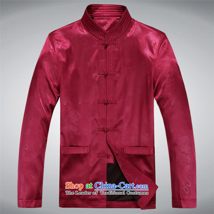 Kanaguri mouse in older men Tang long-sleeved shirt with men's jackets Chinese disc loading large code clip fall short jackets and red 185 pictures, prices, brand platters! The elections are supplied in the national character of distribution, so action, buy now enjoy more preferential! As soon as possible.