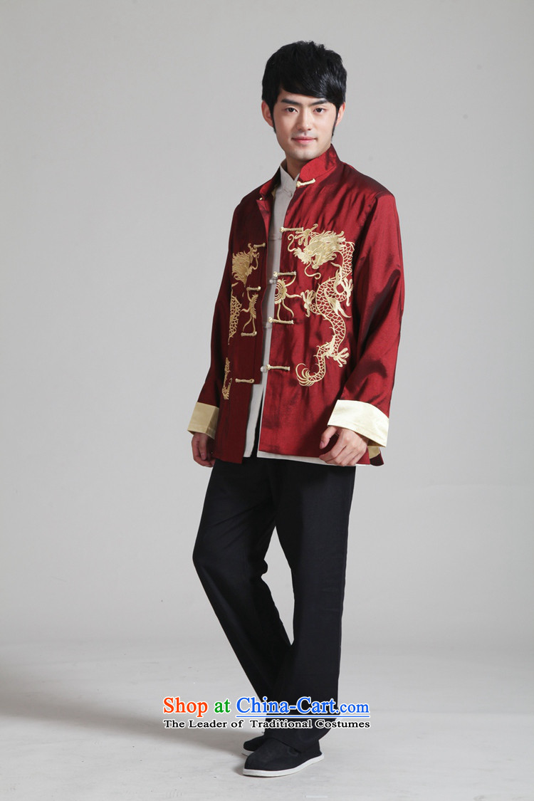 To Green, Stylish new products in the spring of older men loaded collar embroidery father Tang jackets - 2 XL Photo, prices, brand platters! The elections are supplied in the national character of distribution, so action, buy now enjoy more preferential! As soon as possible.