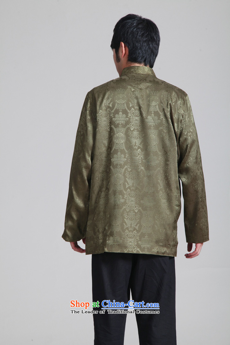 To Green, Stylish new products in the spring of elderly father loaded collar Beas Jacquard Tang jackets - 3 M picture, prices, brand platters! The elections are supplied in the national character of distribution, so action, buy now enjoy more preferential! As soon as possible.