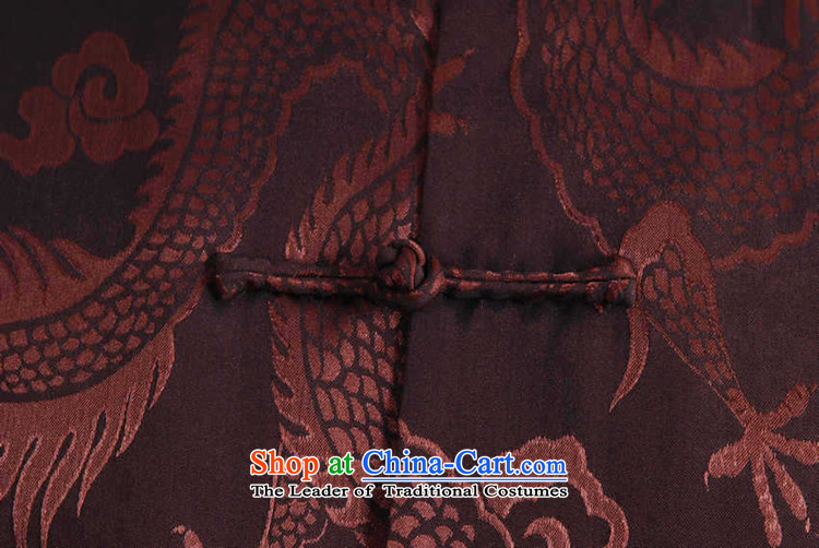 To Green, autumn and winter trendy new products. The elderly father loaded collar dragon tattoo jacquard single row detained Tang Dynasty Chinese tunic picture color L photo, prices, brand platters! The elections are supplied in the national character of distribution, so action, buy now enjoy more preferential! As soon as possible.