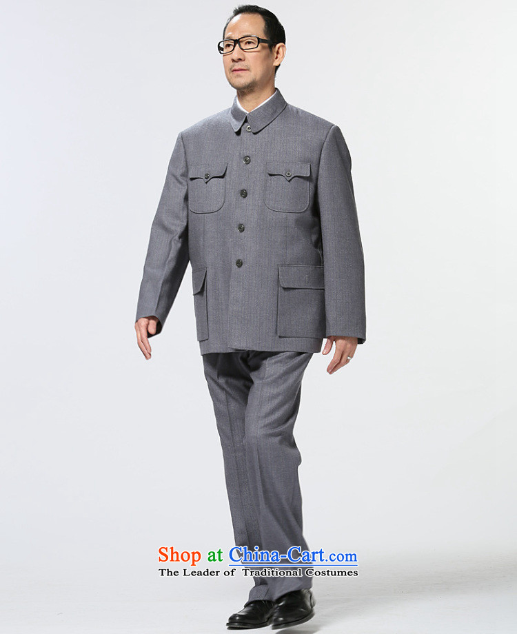 The Annual Autumn in old age, men's Chinese tunic kit older persons serving a father jacket pants Zhong Shan Tang dynasty 72(170) Light Gray Photo, prices, brand platters! The elections are supplied in the national character of distribution, so action, buy now enjoy more preferential! As soon as possible.