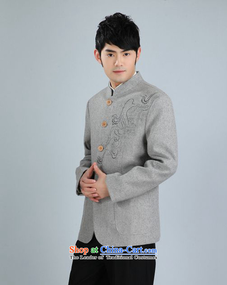 To Green, 2015 autumn and winter trendy new products. The elderly father loaded collar single row detained Tang jackets - 1 gray XL Photo, prices, brand platters! The elections are supplied in the national character of distribution, so action, buy now enjoy more preferential! As soon as possible.
