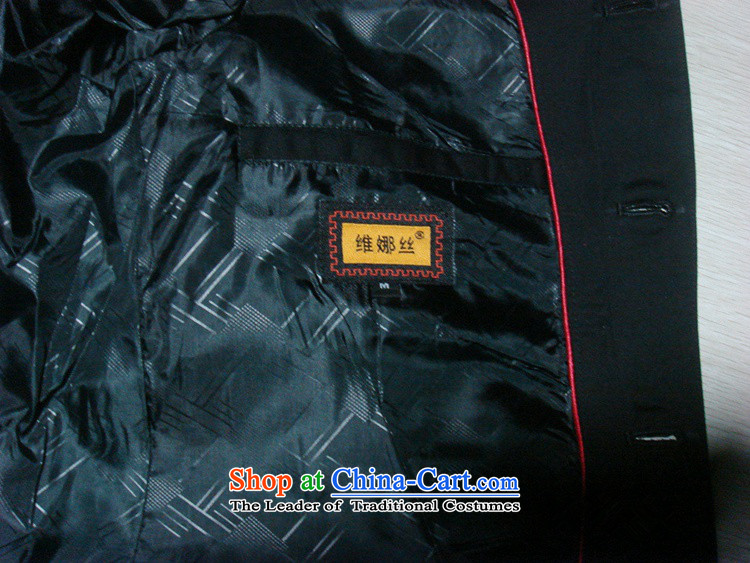 To Green, 2015 autumn and winter trendy new products. The elderly father loaded collar dragon embroidery Tang Dynasty Chinese tunic Jacket - 1 black L picture, prices, brand platters! The elections are supplied in the national character of distribution, so action, buy now enjoy more preferential! As soon as possible.