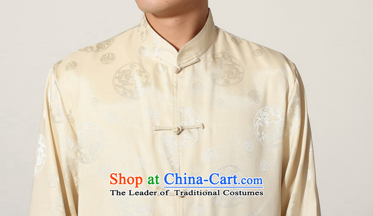 Figure autumn flowers with Men's Mock-Neck Tang Dynasty Chinese men Tai Chi Kung Fu long-sleeved cardigan service kit -B on cyan XXL picture, prices, brand platters! The elections are supplied in the national character of distribution, so action, buy now enjoy more preferential! As soon as possible.