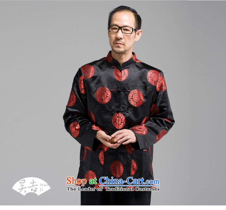 Ho Yen-gil tattoo tatsuaki older men in long-sleeved Tang Gown of older persons China wind collar tray clip black jacket 2XL Photo, prices, brand platters! The elections are supplied in the national character of distribution, so action, buy now enjoy more preferential! As soon as possible.