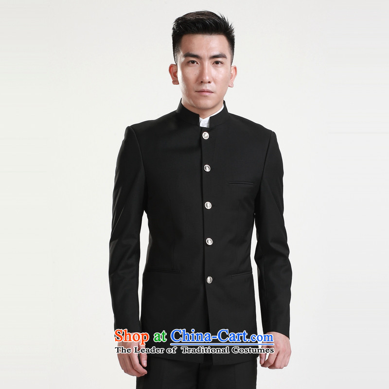 9 2015 New Clifford Chance suits men suit male suite Sau San collar suit suits China wind Chinese Young Men's Mock-Neck Chinese tunic Tang dynasty the bridegroom gift Black XL, Clifford Chance (jiushen 9) , , , shopping on the Internet