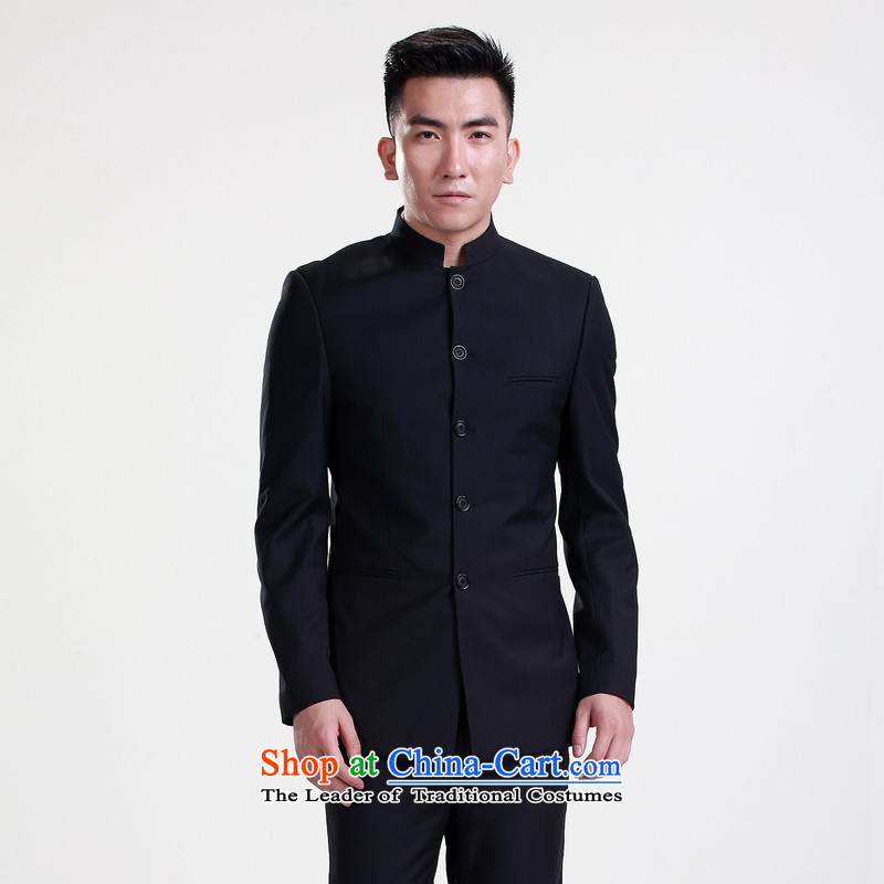 9 2015 New Clifford Chance suits men suit male suite Sau San collar suit suits China wind Chinese Young Men's Mock-Neck Chinese tunic Tang dynasty the bridegroom gift Black XL, Clifford Chance (jiushen 9) , , , shopping on the Internet
