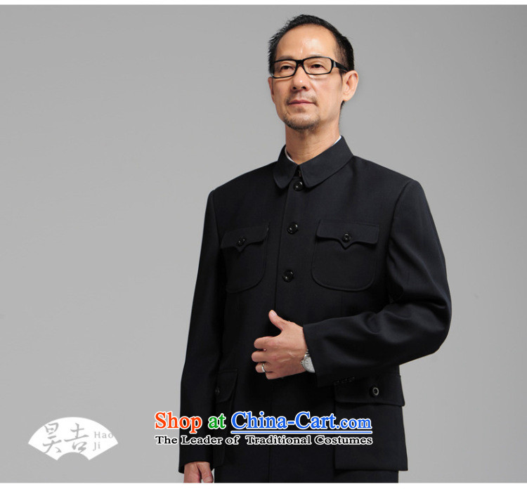 Ho Chi autumn and winter new elderly men black Chinese tunic kit older persons serving his father Father Load Zhong Shan Tang-pack Black聽76(180) picture, prices, brand platters! The elections are supplied in the national character of distribution, so action, buy now enjoy more preferential! As soon as possible.