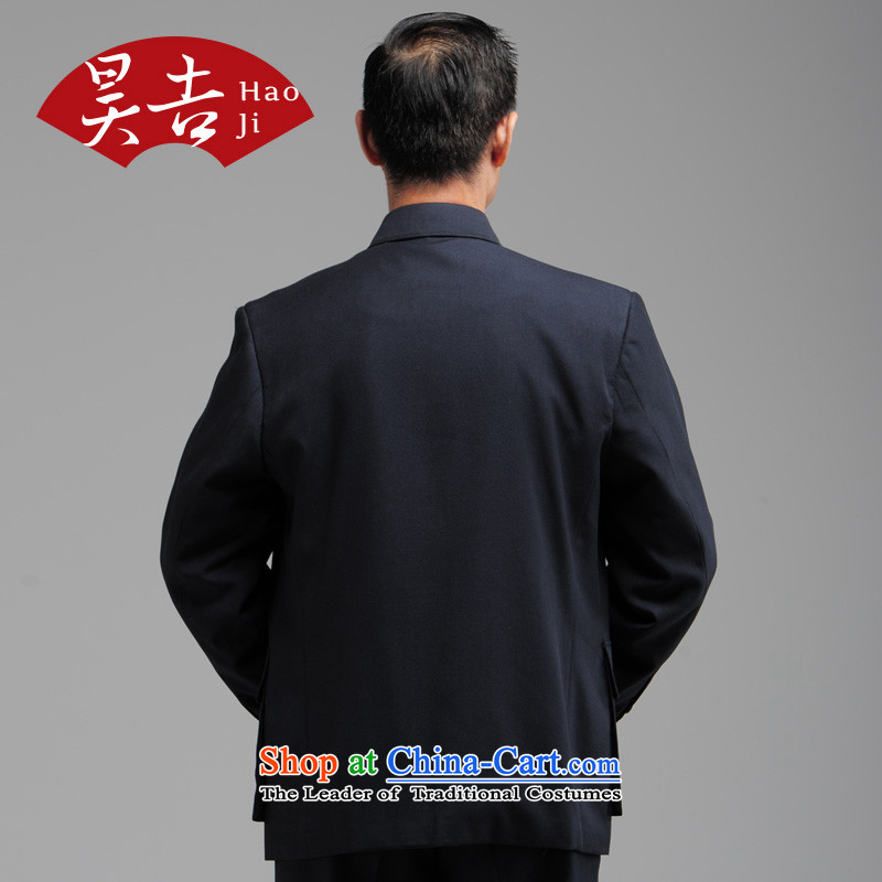 Ho Chi Fall/Winter Collections of new products in older men Chinese tunic kit older persons serving China wind Dad Zhong Shan Tang dynasty clothing 72(170), deep blue-ho, , , , shopping on the Internet