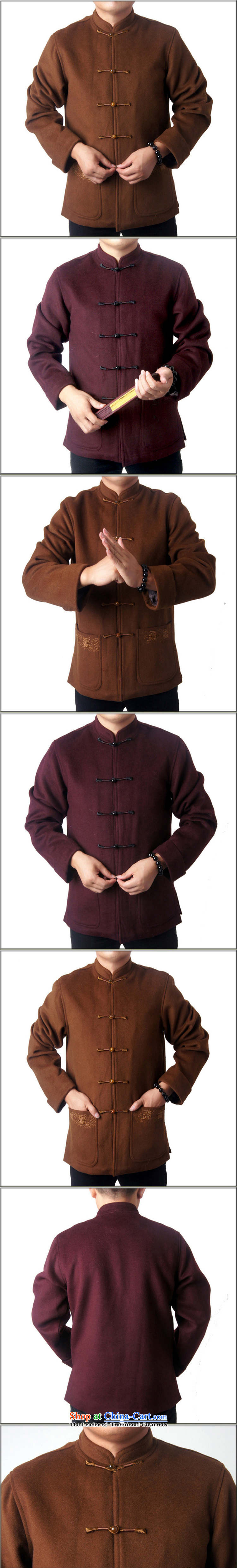 Sureyou men fall and winter leisure in Tang Dynasty long-sleeved jacket older Chinese Tang dynasty wool collar Tang dynasty detained five national services promotion 77 16 of tea-color pictures, price, 170 brand platters! The elections are supplied in the national character of distribution, so action, buy now enjoy more preferential! As soon as possible.