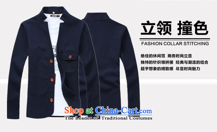 Syi collar jacket, light jacket men fall inside Zhongshan collar jacket for larger XXXL FATTIES L2X4 men Zhongshan Tang Blue M picture, prices, brand platters! The elections are supplied in the national character of distribution, so action, buy now enjoy more preferential! As soon as possible.