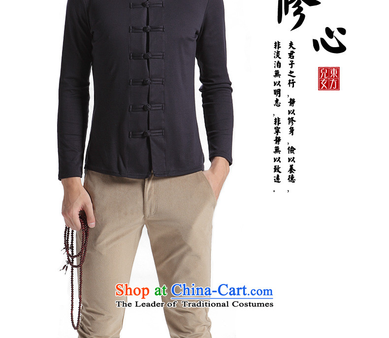 The sons and daughters of the oriental autumn youth recreation fashion China wind men long-sleeved Tang tray clip Chinese improved Han-men spend Gray Yarn 190/110(XXXL) picture, prices, brand platters! The elections are supplied in the national character of distribution, so action, buy now enjoy more preferential! As soon as possible.