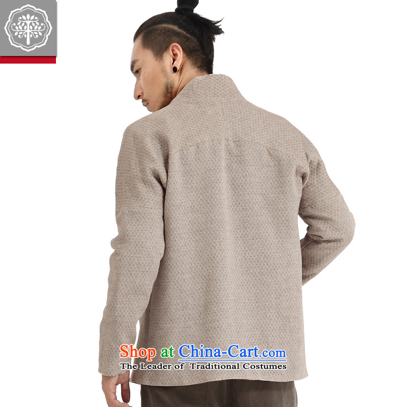 To Tree China wind men ball-Service Pack for long-sleeved men Tang Gown Han-Cardigan improved jacket Chinese Disc detained tea/aloeswood small /S to tree (EYENSREE) , , , shopping on the Internet