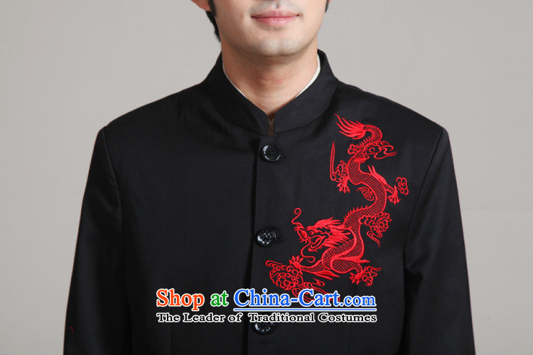 Floral men Tang Dynasty Chinese tunic suit Korean collar Sau San autumn and winter new bridegroom wedding dress of men - 2 red T-shirt embroidery , prices, picture XL brand platters! The elections are supplied in the national character of distribution, so action, buy now enjoy more preferential! As soon as possible.