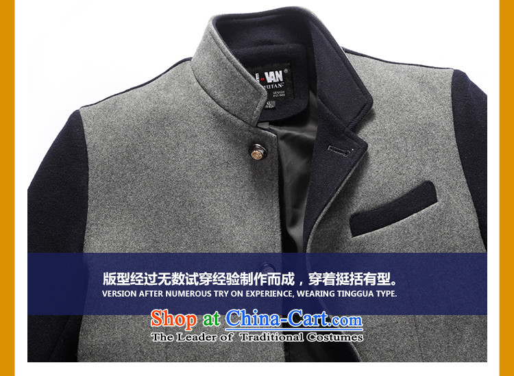 Winter men of clarkkuso2015 for stitching gross? a jacket coat Tang Dynasty Chinese tunic bridegroom accompanied by health wedding banquet at the blue-gray XL Photo, prices, brand platters! The elections are supplied in the national character of distribution, so action, buy now enjoy more preferential! As soon as possible.