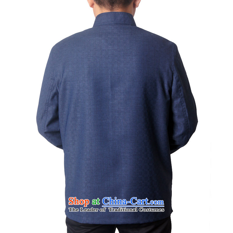 Mr Rafael Hui, the British men 15 new Fall/Winter Collections long-sleeved Tang Dynasty Chinese men and boys collar folder in the clothes for men older men Tang Dynasty Tang jackets 1321 Blue 175 British Mr Rafael Hui (sureyou) , , , shopping on the Inter