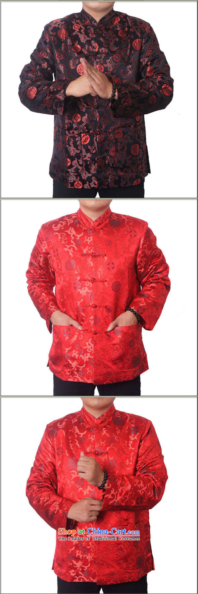 The Spring and Autumn Period and the new older women and men in Tang Dynasty taxi couples with collar Chinese Birthday golden marriage Tang blouses long-sleeved sweater 1365 deep red men 180 pictures, prices, brand platters! The elections are supplied in the national character of distribution, so action, buy now enjoy more preferential! As soon as possible.