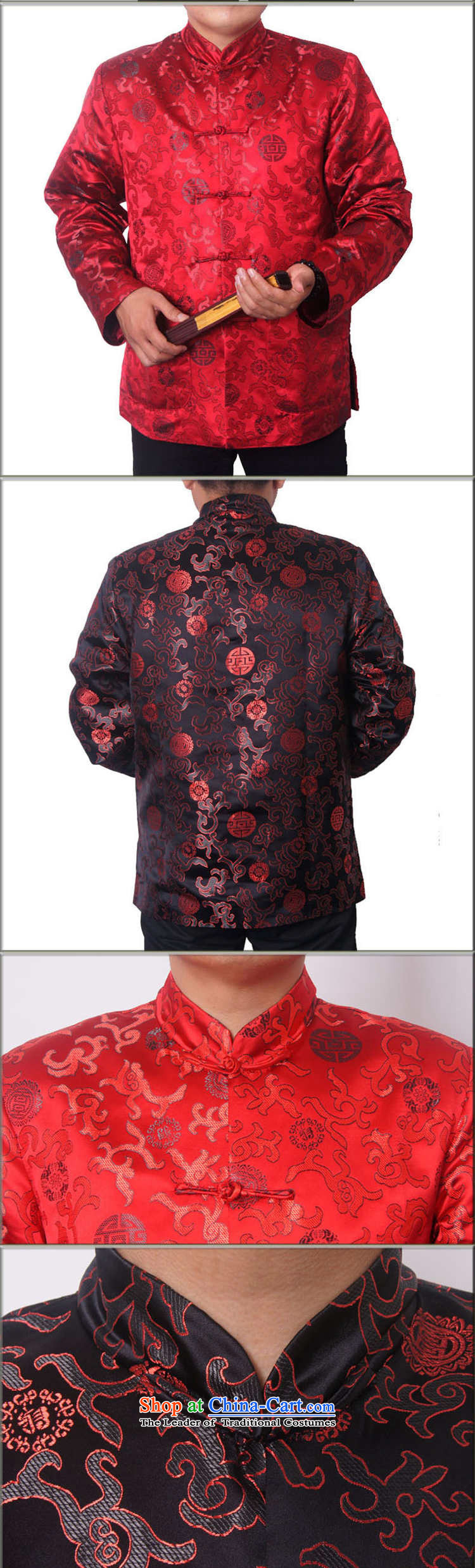 The Spring and Autumn Period and the new older women and men in Tang Dynasty taxi couples with collar Chinese Birthday golden marriage Tang blouses long-sleeved sweater 1365 deep red men 180 pictures, prices, brand platters! The elections are supplied in the national character of distribution, so action, buy now enjoy more preferential! As soon as possible.