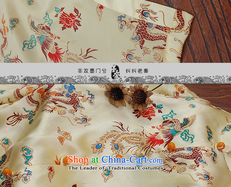 The qin designer original China wind silk and contemptuous of long-sleeved shirt Zhenlong picture of military unit 11233 yellow XXL/ jumbo, prices, brand platters! The elections are supplied in the national character of distribution, so action, buy now enjoy more preferential! As soon as possible.