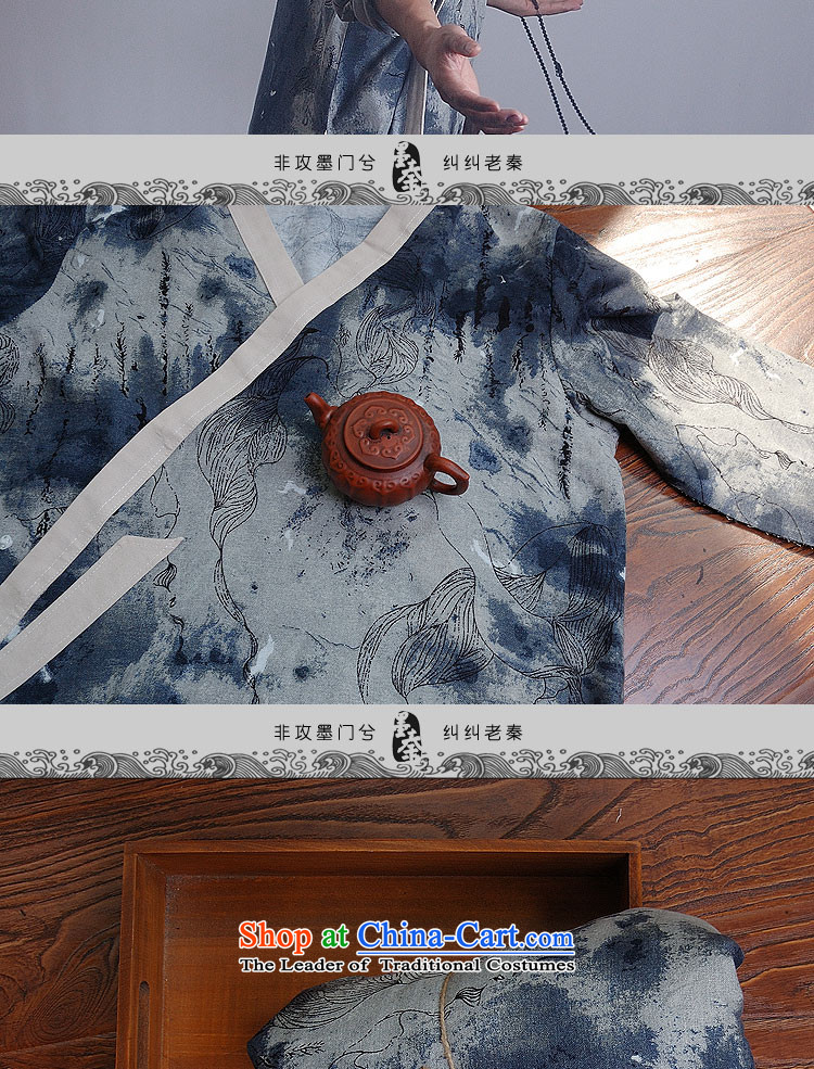 The qin designer original paintings in the Stamp China wind men casual Han-11299 giant dark blue S fine picture, prices, brand platters! The elections are supplied in the national character of distribution, so action, buy now enjoy more preferential! As soon as possible.