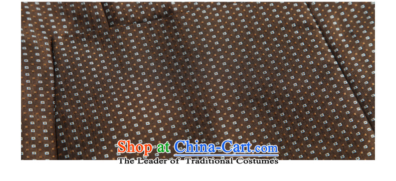Wooden spring of 2015 really New Men's Mock-Neck Shirt and Tang dynasty Chinese jacket 80514 09 coffee-colored L picture, prices, brand platters! The elections are supplied in the national character of distribution, so action, buy now enjoy more preferential! As soon as possible.