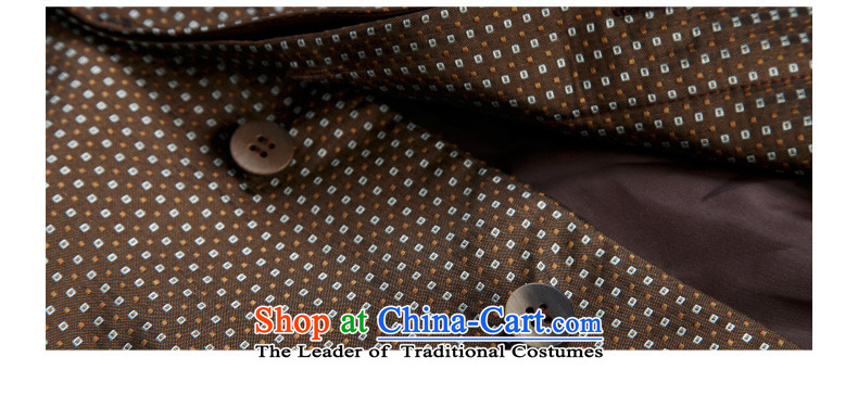 Wooden spring of 2015 really New Men's Mock-Neck Shirt and Tang dynasty Chinese jacket 80514 09 coffee-colored L picture, prices, brand platters! The elections are supplied in the national character of distribution, so action, buy now enjoy more preferential! As soon as possible.