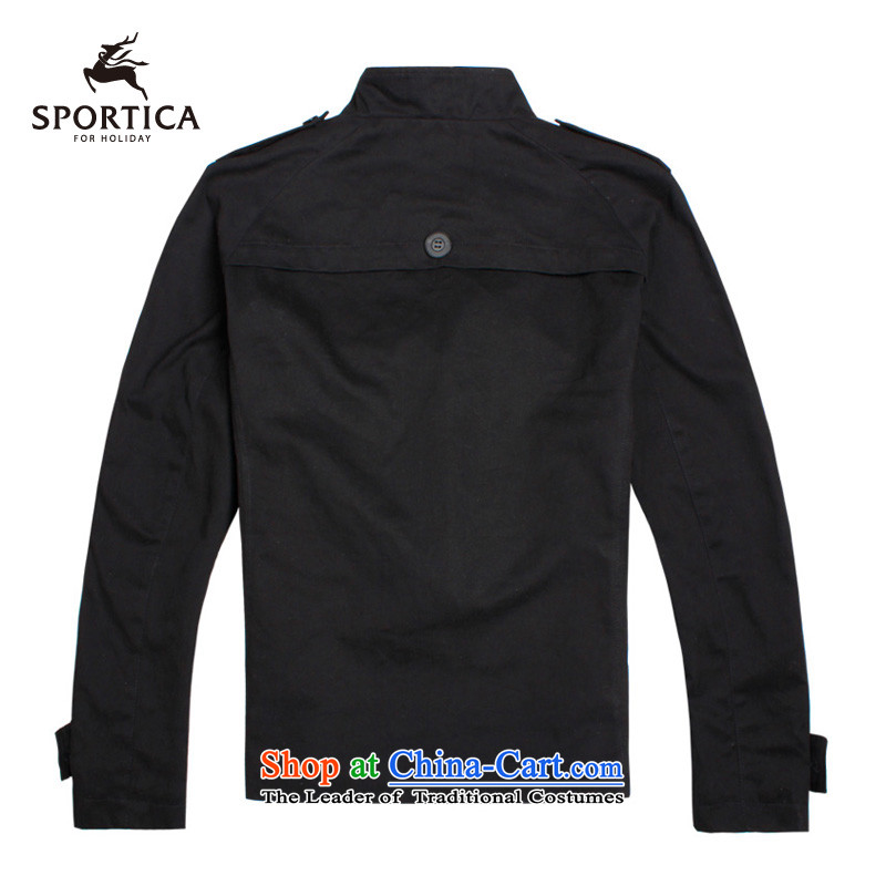 The Dili Card (SPORTICA) thick-combed cotton double jacket coat thin, men 272721 Black , Dili XXL, SPORTICA Card () , , , shopping on the Internet