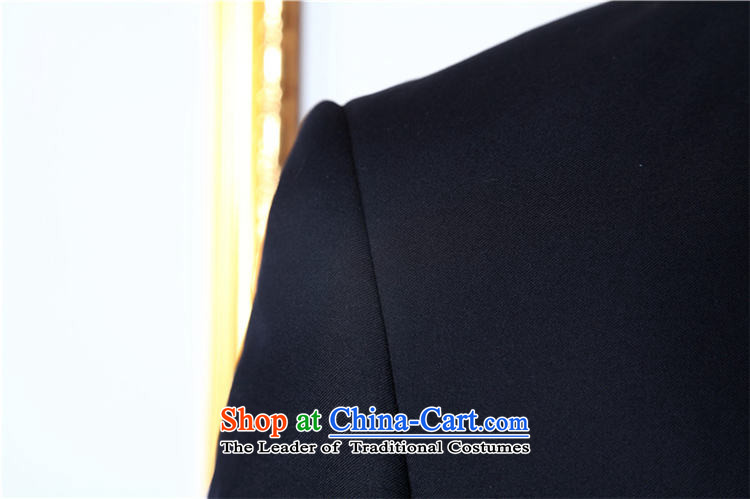 Men's China wind Chinese Men's Mock-Neck Chinese tunic suit load young casual Kit Chinese tunic suit blue black black blue 175 pictures, prices, brand platters! The elections are supplied in the national character of distribution, so action, buy now enjoy more preferential! As soon as possible.