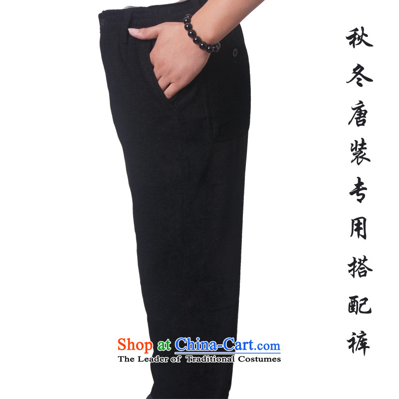 Mr Rafael Hui, Mr Henry Tang Ying-loaded in older pants/casual pants and Tang pants with loose trousers in Tang Dynasty older with a dedicated 502 Black 190, trousers Mr Rafael Hui Ying (sureyou) , , , shopping on the Internet