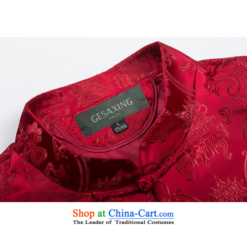 And the men line thre life for the autumn and winter is particularly recommended for older men's birthday life too will men Tang long-sleeved shirt with red winter) F713 cotton L/175, thre line (gesaxing and Tobago) , , , shopping on the Internet