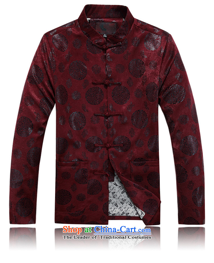 This new cabinet Yeon autumn and winter men in Tang Dynasty older leisure jacket ethnic large long-sleeved T-shirt collar cotton folder ROM detained minimalist National holidays the brick-red 3XL picture, prices, brand platters! The elections are supplied in the national character of distribution, so action, buy now enjoy more preferential! As soon as possible.