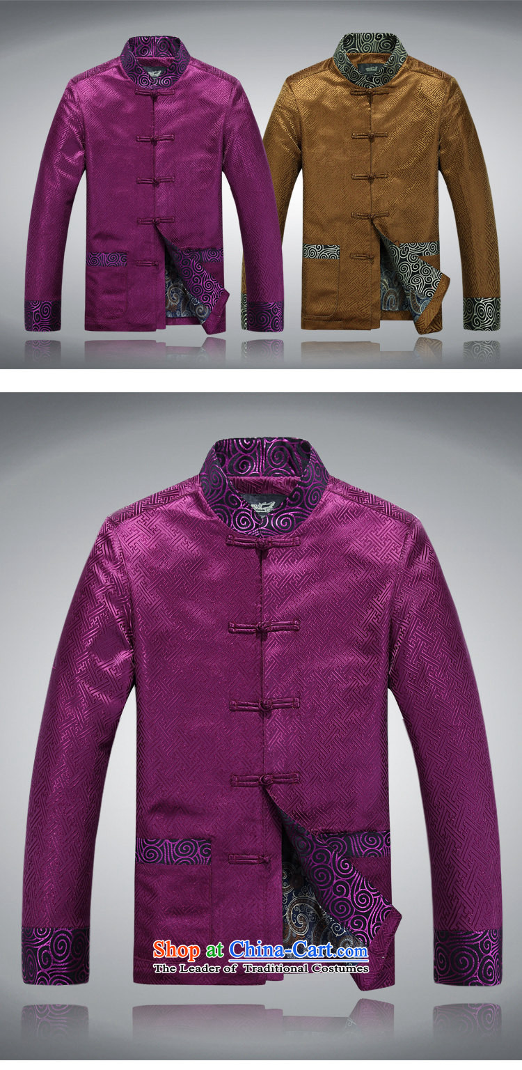Top Luxury of older men Tang dynasty autumn and winter, thick disk buttoned, ethnic liberal Gold Edition 88021, Han-Purple) XXL/180 picture, prices, brand platters! The elections are supplied in the national character of distribution, so action, buy now enjoy more preferential! As soon as possible.