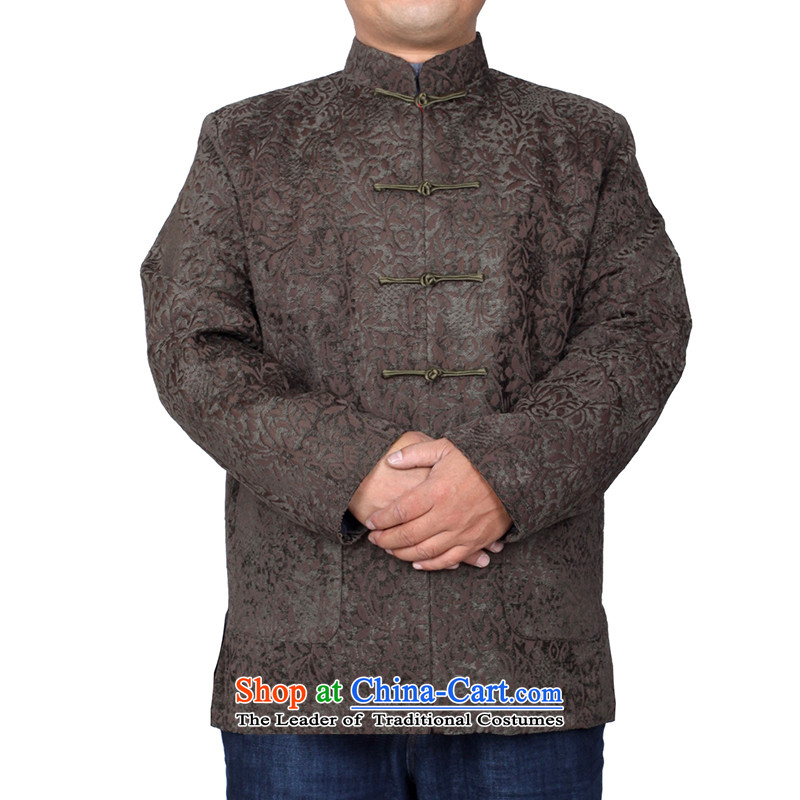 The Cave of the elderly during the spring and autumn new 15 men long-sleeved jacket upmarket Chinese Tang men S1457 S1457 mauve 190, Adam and Eve elderly shopping on the Internet has been pressed.