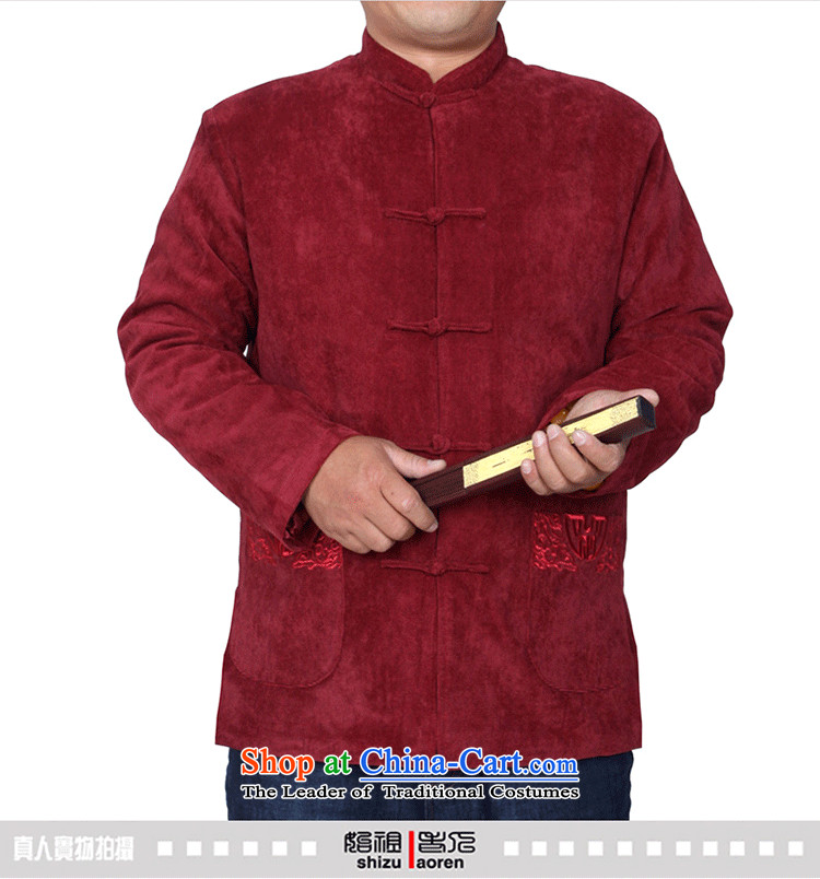 The Cave of the elderly by 2015 autumn and winter men folder cotton jacket Tang solid color embroidery and Tang dynasty N2059 thick 2058 170 pictures, price mauve, brand platters! The elections are supplied in the national character of distribution, so action, buy now enjoy more preferential! As soon as possible.