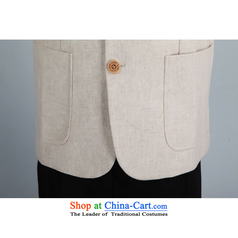 158 Jing men Chinese tunic jacket collar wool? Tang jackets men Tang dynasty long-sleeved sweater gray M 158 jing shopping on the Internet has been pressed.