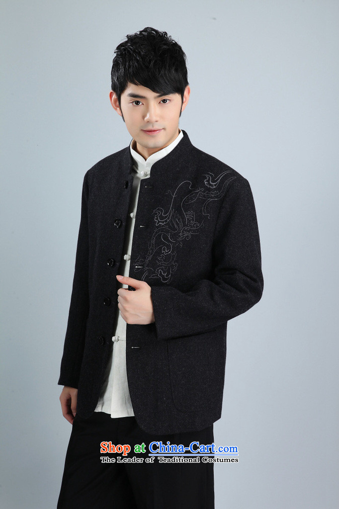 Picking frequency men Chinese tunic jacket collar wool? Tang jackets men Tang dynasty long-sleeved sweater gray XL Photo, prices, brand platters! The elections are supplied in the national character of distribution, so action, buy now enjoy more preferential! As soon as possible.