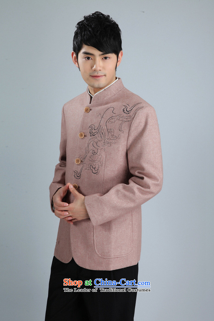 Floral autumn and winter New Men Tang Dynasty Chinese tunic collar Korean wool suit services Tang dynasty suit - 2 brown XXL picture, prices, brand platters! The elections are supplied in the national character of distribution, so action, buy now enjoy more preferential! As soon as possible.