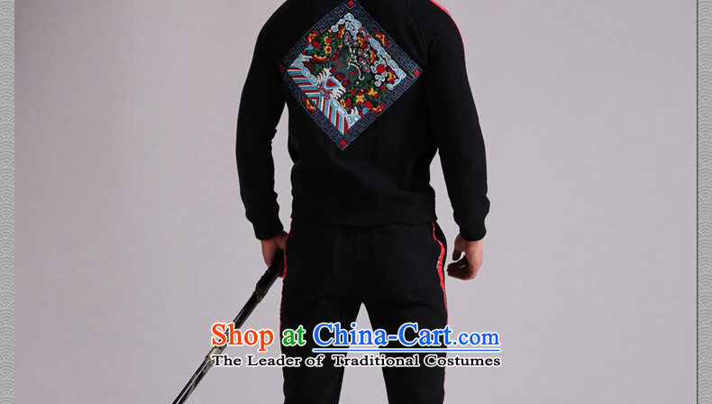 Cd 3 China wind four famous Tang Dynasty improved male Sau San Chinese sweater kit plus thick wool apparel autumn Tsing Zhui Ming jumbo XL Photo, prices, brand platters! The elections are supplied in the national character of distribution, so action, buy now enjoy more preferential! As soon as possible.