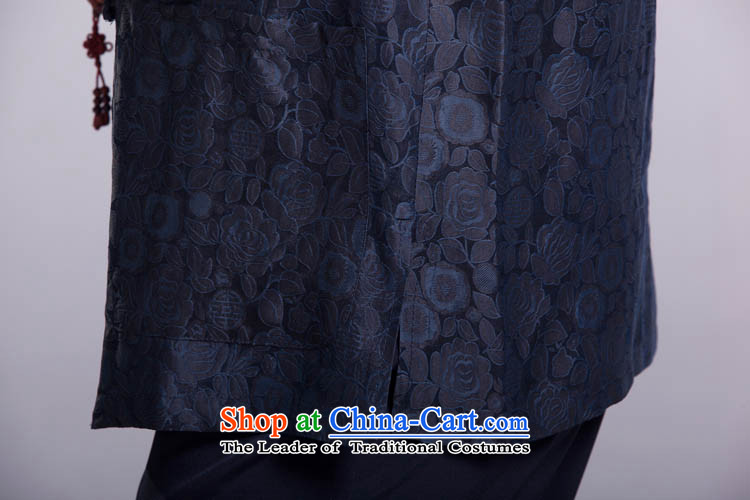 Blue Mr Ngan Man short-sleeved Tang dynasty summer in older herbs extract shirt cloud of incense yarn silk shirts figure 170/96(XL) picture, prices, brand platters! The elections are supplied in the national character of distribution, so action, buy now enjoy more preferential! As soon as possible.