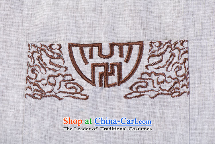 Jinhua upscale male cotton linen Tang dynasty summer short-sleeved manually. Older Chinese Disc summer shirt light gray 175/92(XXL) picture, prices, brand platters! The elections are supplied in the national character of distribution, so action, buy now enjoy more preferential! As soon as possible.