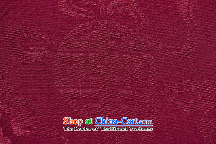 Cheung Man-Hi Tang dynasty summer short-sleeved in Tang Dynasty older Chinese clothing silk Tang Dynasty Father's Day Gifts Red 185/104A(XXXXL) picture, prices, brand platters! The elections are supplied in the national character of distribution, so action, buy now enjoy more preferential! As soon as possible.