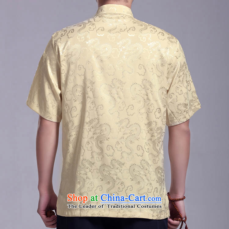 The dragon of Tang Dynasty male short-sleeved summer in older Chinese national costumes silk-tie china wind 170/92(L) silver gray photo, prices, brand platters! The elections are supplied in the national character of distribution, so action, buy now enjoy more preferential! As soon as possible.