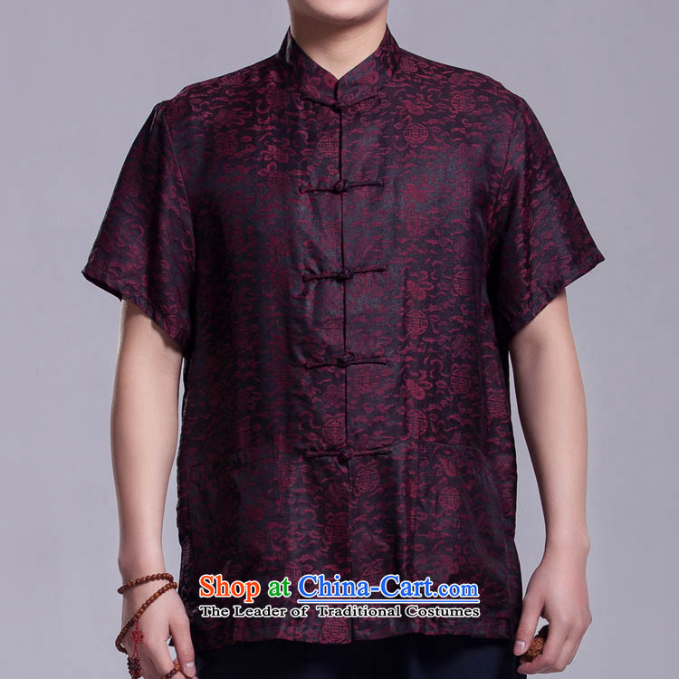 Cheung informed of the Tang dynasty men summer short-sleeved cloud of incense yarn silk shirt that older upscale Chinese Dress figure 170/92(L) picture, prices, brand platters! The elections are supplied in the national character of distribution, so action, buy now enjoy more preferential! As soon as possible.