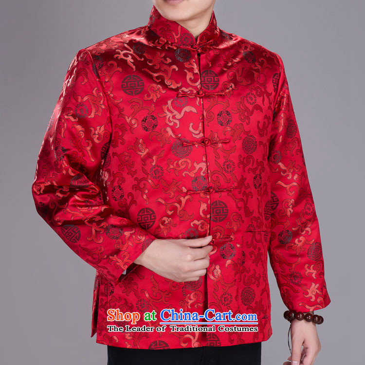 Energy men in Tang Dynasty older winter clothing long-sleeved sweater silk brocade coverlets Tang Dynasty Large red 175/96(XXL) picture, prices, brand platters! The elections are supplied in the national character of distribution, so action, buy now enjoy more preferential! As soon as possible.