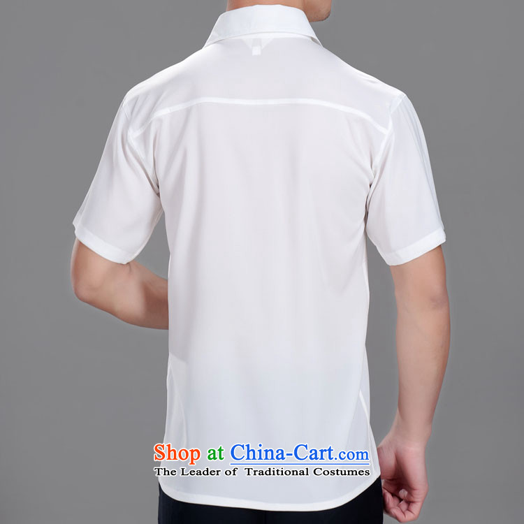 The superintendent of the Netherlands men Tang dynasty summer short-sleeved shirt Chinese leisure shirt in older men short-sleeved white summer , prices, picture 170/92A(L) brand platters! The elections are supplied in the national character of distribution, so action, buy now enjoy more preferential! As soon as possible.