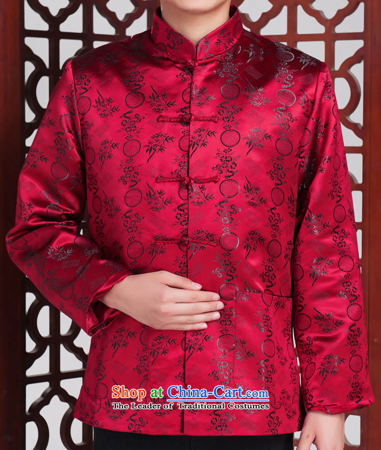 Matsutake men in Tang Dynasty older brocade coverlets Tang dynasty long-sleeved red autumn and winter 185/100(XXL) picture, prices, brand platters! The elections are supplied in the national character of distribution, so action, buy now enjoy more preferential! As soon as possible.